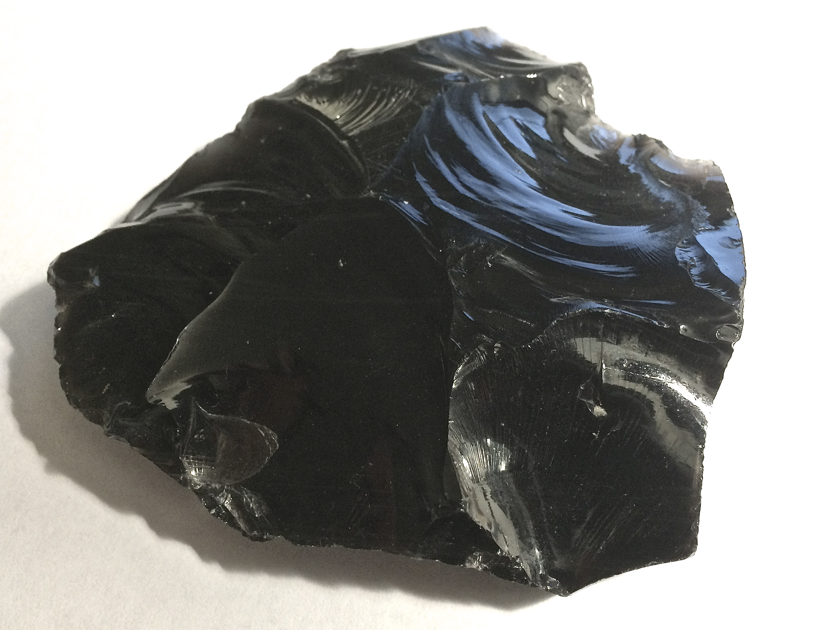 black obsidian crystal structures